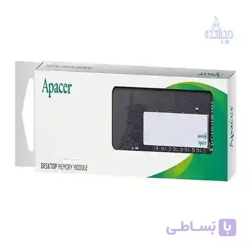 رم کامپیوتر اپیسر ظرفیت کلی 4 گیگابایت DDR4 تک کانال فرکانس ۲۶۶۶ مگاهرتز تایمینگ CL19 مدل AU04GGB26CQTBGH DDR4 Apacer