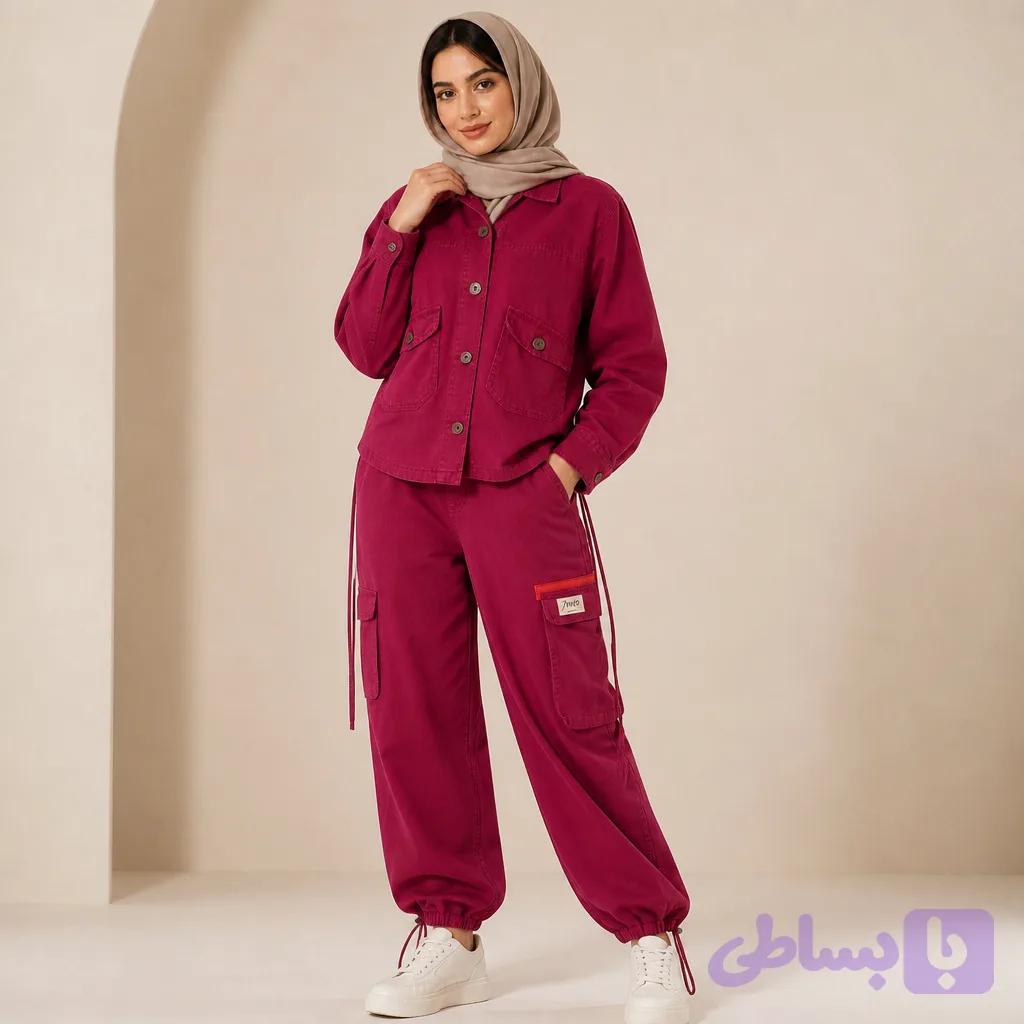 ست کت و شلوار اسپرت گرم بالا