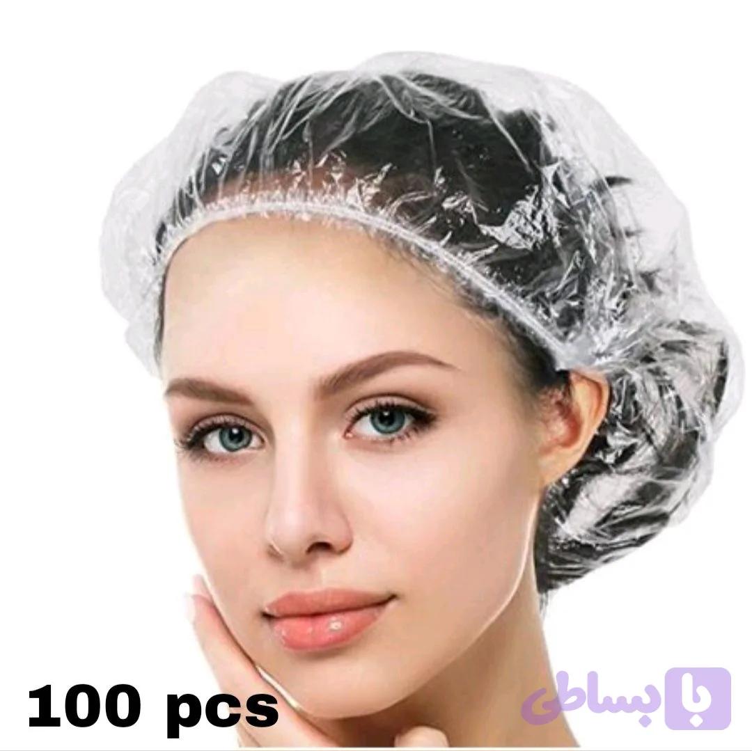 کلاه یکبار مصرف آکاردئونی نایلونی کد 55 عمده