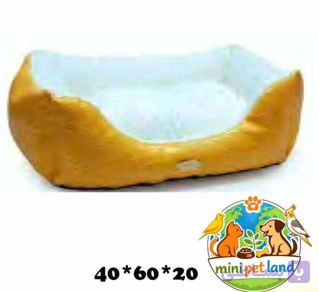 تشک خواب طرح طلایی سگ و گربه