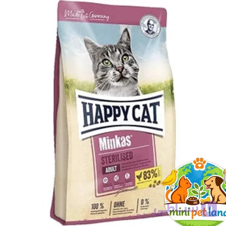 غذای گربه هپی کت مدل مینکاس عقیم شده وزن 10 کیلوگرم Happy Cat dry food Minkas Sterilised 10 kg