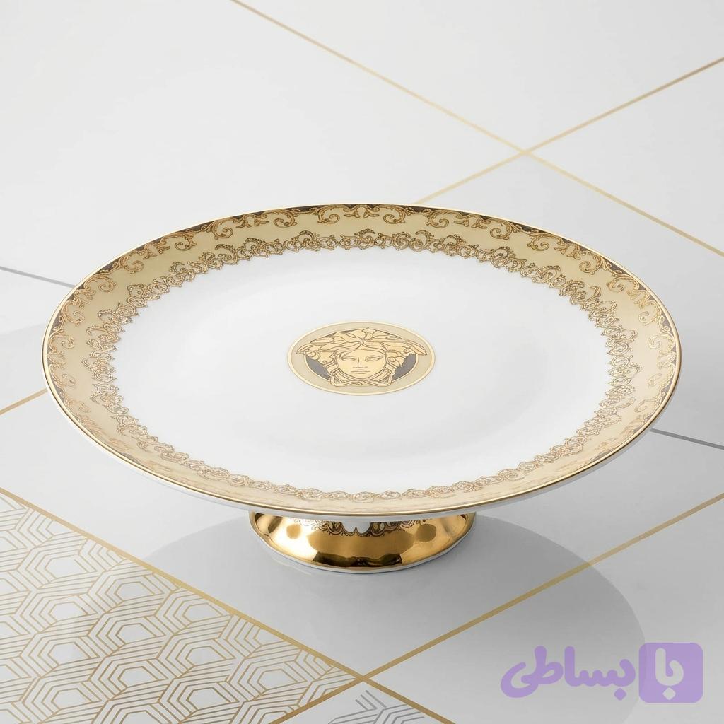 شیرینی خوری گرد پایه دار