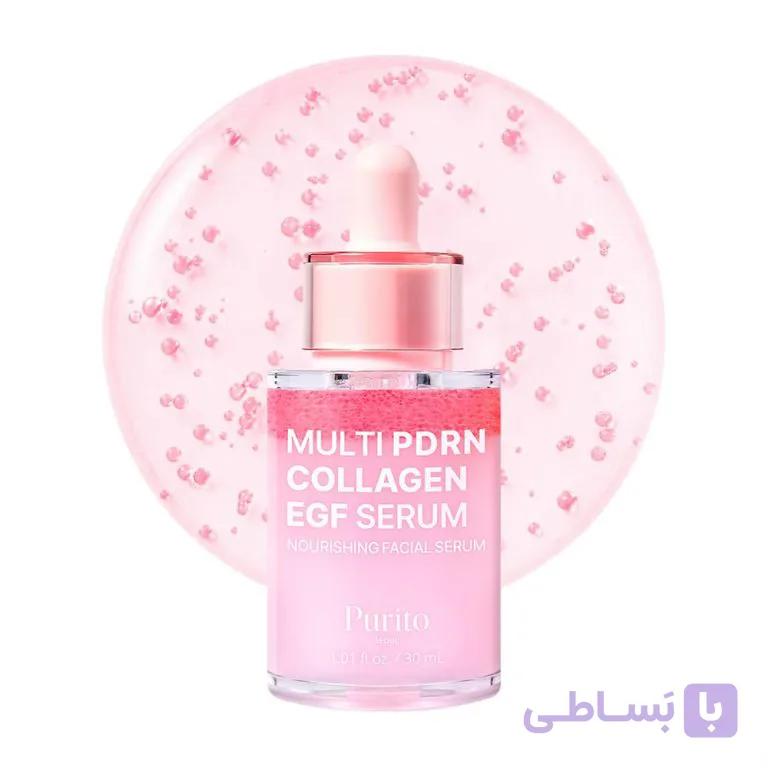 سرم مولتی PDRN کلاژن و EGF پیوریتو ضد چروک و جوانساز، ترمیم و تقویت پوست Purito SEOUL Multi PDRN Collagen EGF Serum — تصویر 1