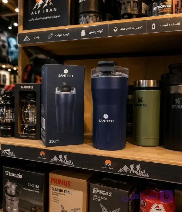 ماگ SANTECO 350ml | همراه قهوه در سفر و کمپ — تصویر 1