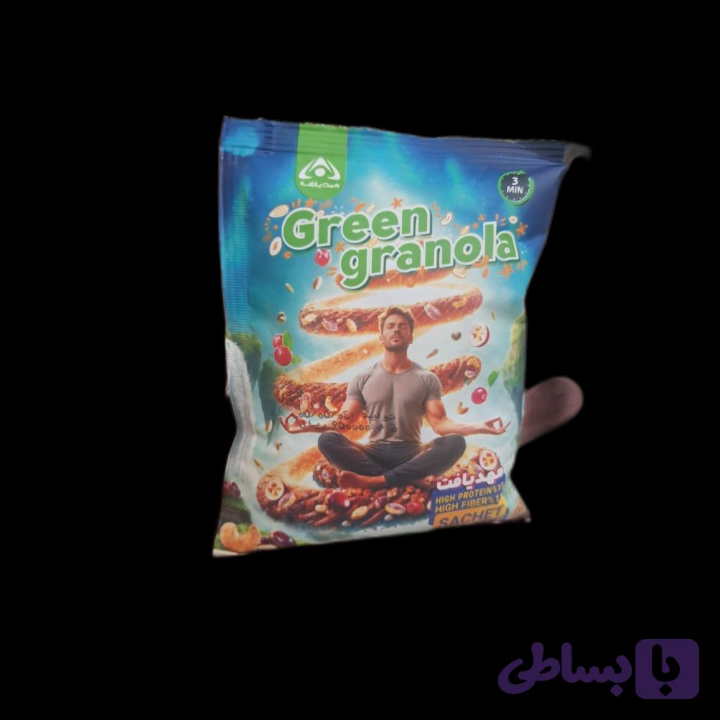گرانولا سبز بسته 40 گرمی