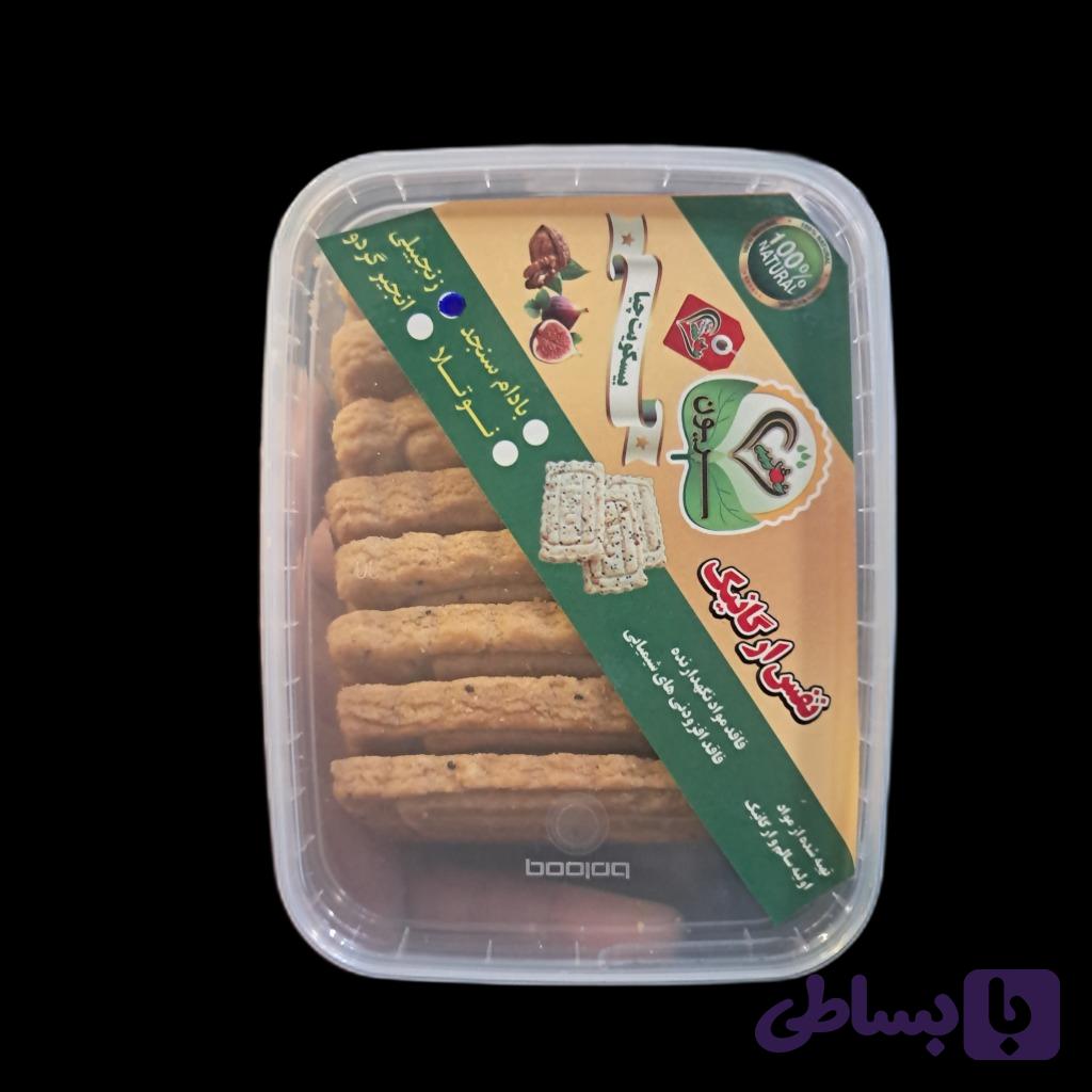 بیسکویت چیا با طعم زنجبیل ارگانیک
