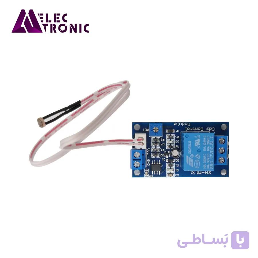 ماژول فتوسل با رله photo resistance xh-m 131 12v — تصویر 1