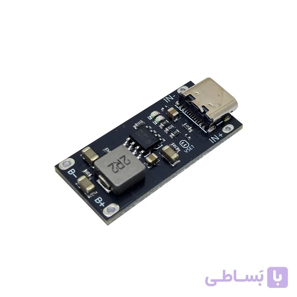 شارژر باتری لیتیوم IP2312 3A type C — تصویر 1