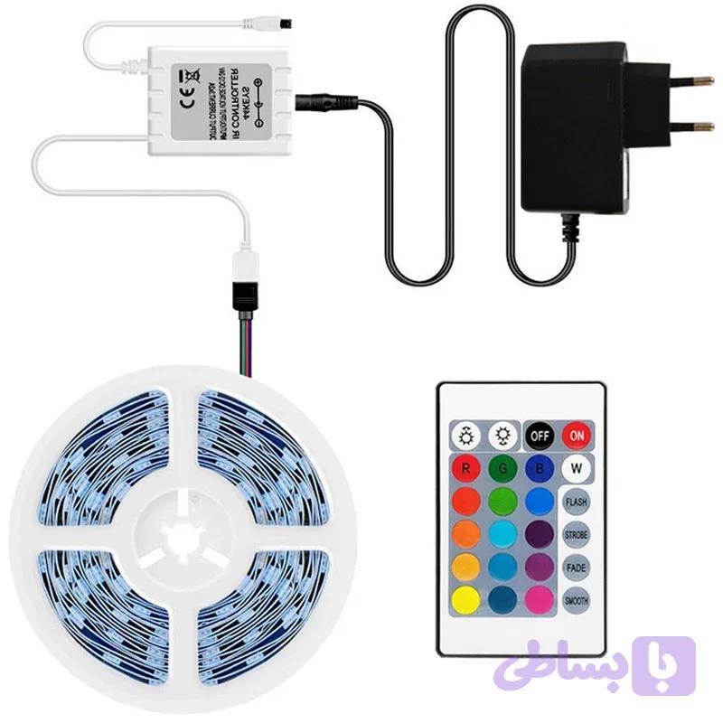 ریسه ال ای دی استریپ مدل RGB 3528 طول 5 متر