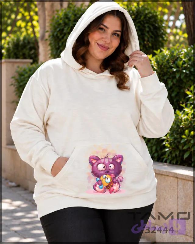 32444 - هودی طرح گربه