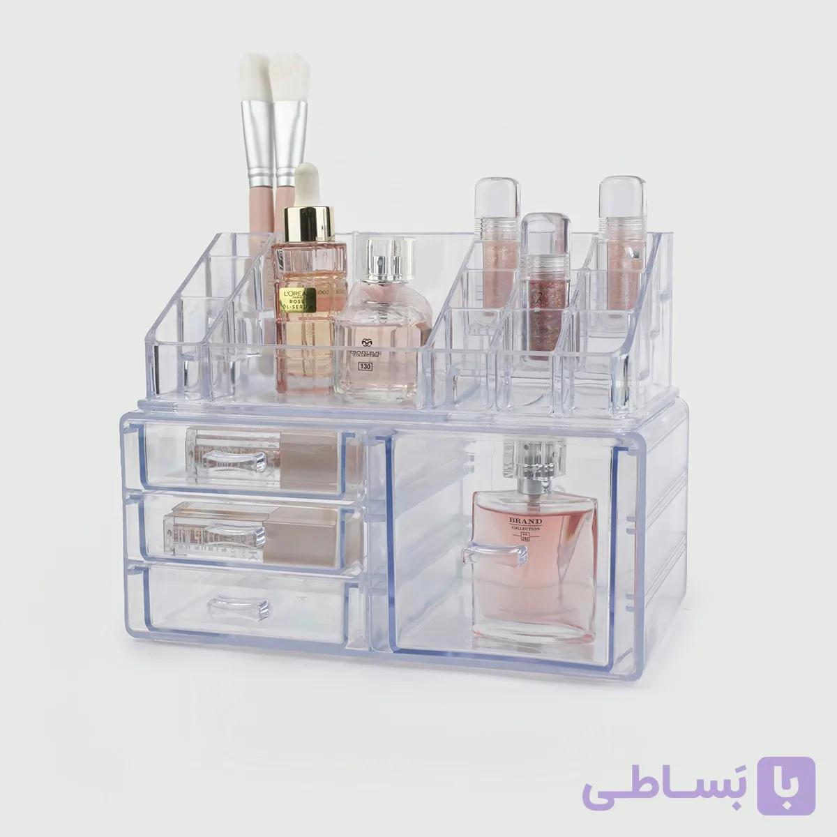 استند آرایشی چهار کشو بزرگ  با رویه ساده کد 7029 — تصویر 1