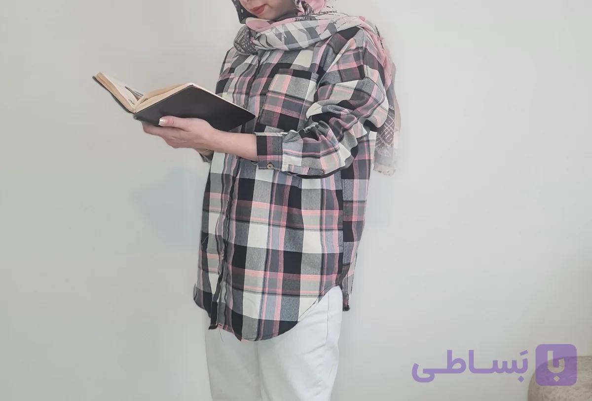 مانتو اسپرت زنانه چهارخونه