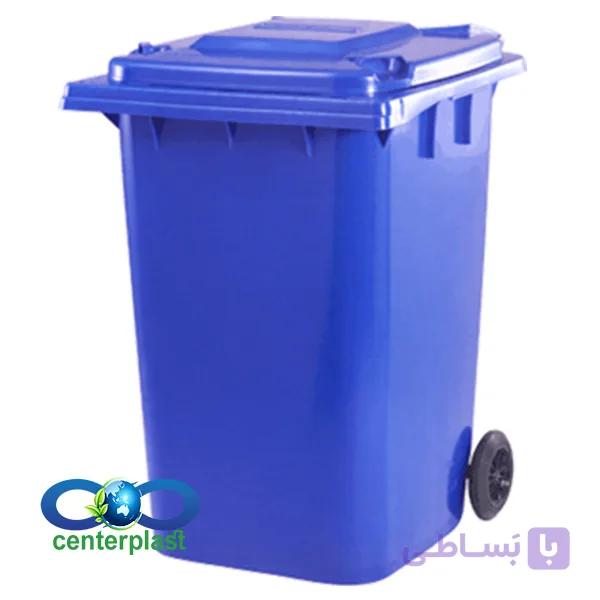 سطل زباله 360 لیتری پلاستیکی — تصویر 1