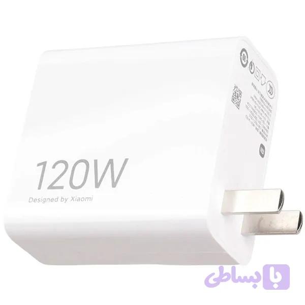 شارژر دیواری 120 وات شیائومی اورجینال پین خارجی — تصویر 1
