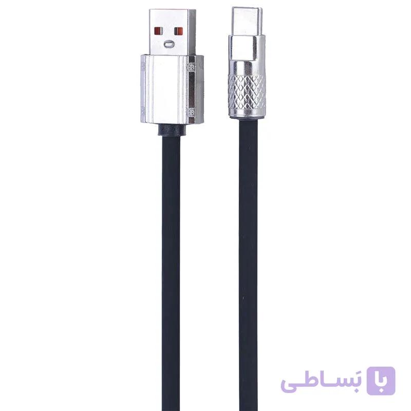 کابل تایپ سی فست شارژ اسکای دلفین S36T طول 1 متر 2.4 آمپر — تصویر 1