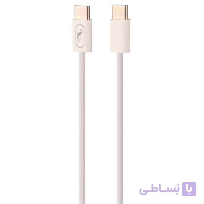 کابل دو سر تایپ سی فست شارژ اسکای دلفین S13T طول 1 متر 36 وات — تصویر 1