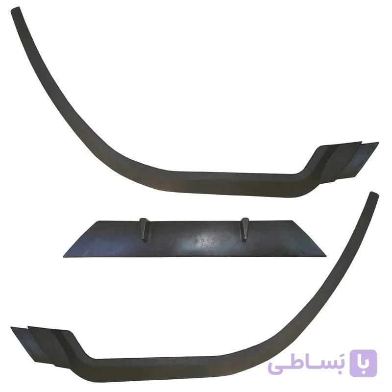 ریش سپر جلو خودرو مدلRCمناسب برای پژو 206 مجموعه سه عددی — تصویر 1