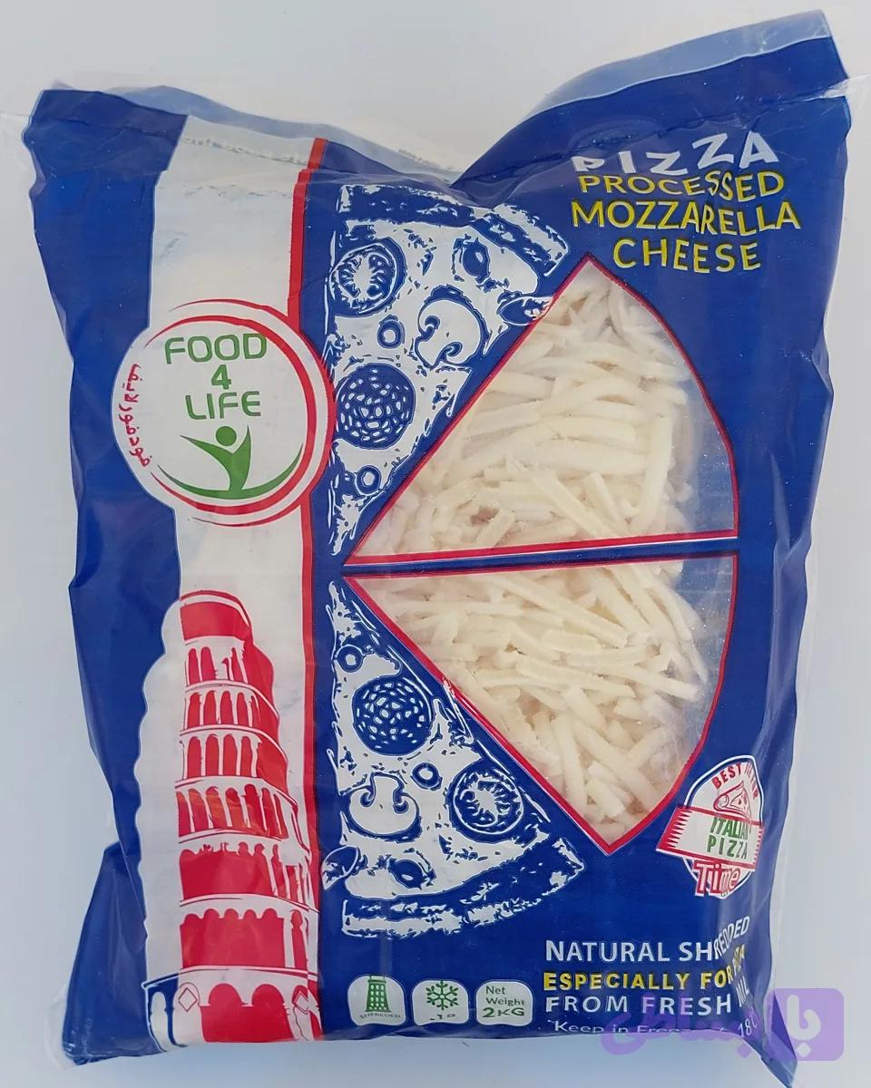 پنیر پیتزا موزارلا رنده شده Food4life