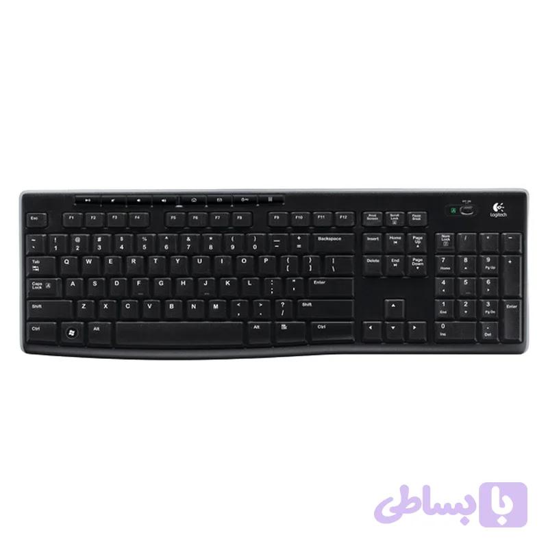 کیبورد لاجیتک مدل K270 با سوییچ ممبران، Full Size، مقاوم در برابر رطوبت، گرد و غبار — تصویر 1