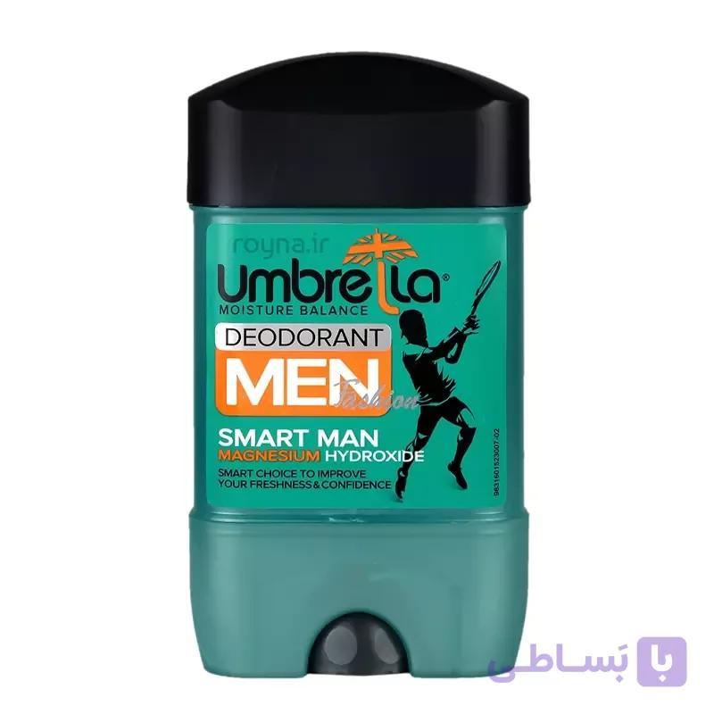 ژل دئودورانت مردانه آمبرلا مدل Smart Man حجم 75 میلی لیتر — تصویر 1