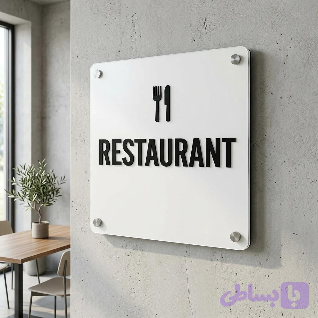 تابلو رستوران