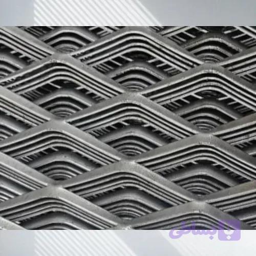 توری لوزی کششی ضخامت 2 میل | کد 150 باریک | ابعاد 1×2