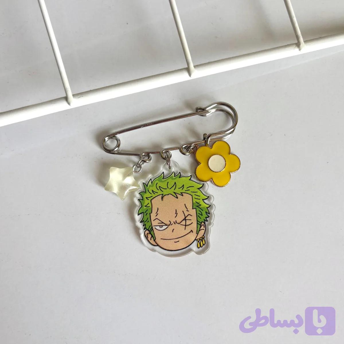 سنجاق فلزی Zoro از One piece