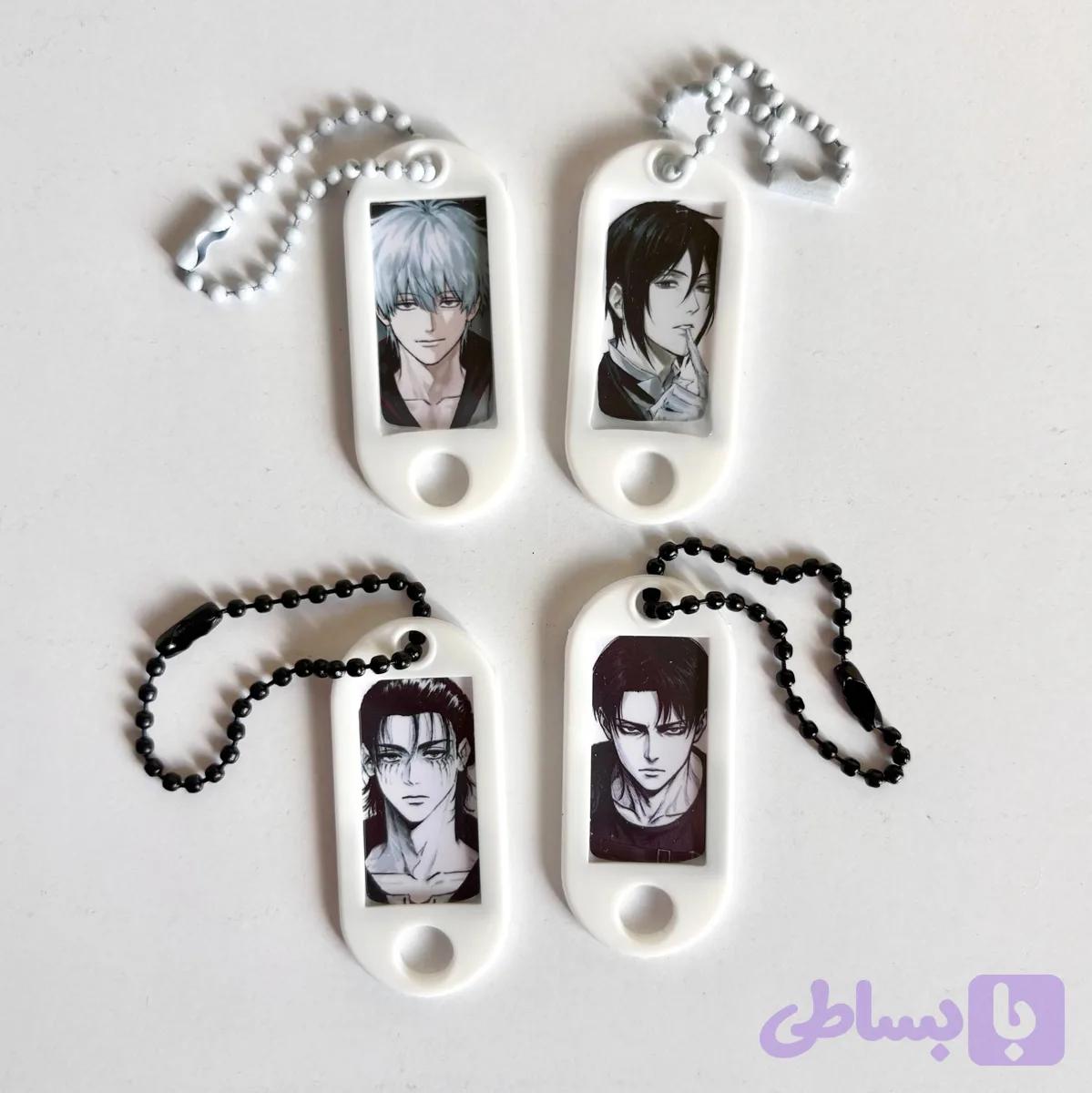 آویز Levi / Eren / Gintoki / Sebastian