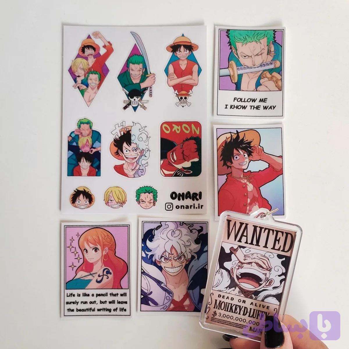 کالکشن استیکر انیمه One Piece