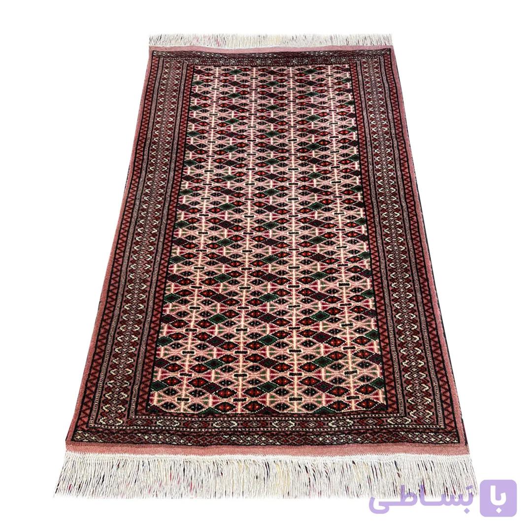 فرش دستبافت ذرع و نیم ترکمن – فرش امین (کد16124) — تصویر 1