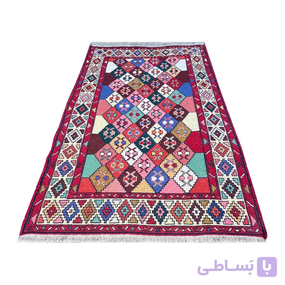ذرع و نیم گلیم ورنی دستباف ارسباران – فرش امین (کد16107) — تصویر 1