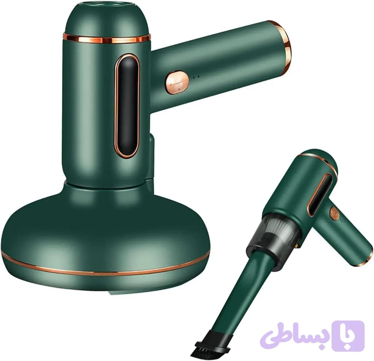 جاروبرقی دستی قابل حمل یوول، تمیز کننده عمیق بی سیم با مکش 7500 پاسکال (سبز)