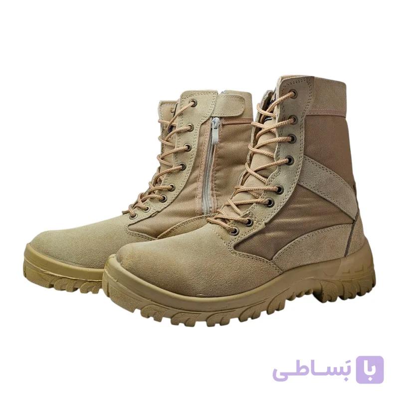 پوتین  پاراشوت مردانه مدل چرم طبیعی — تصویر 1