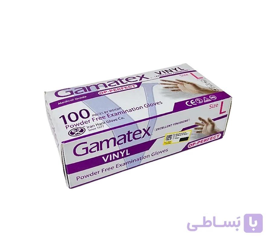 دستکش ونیل گاماتکس — تصویر 1
