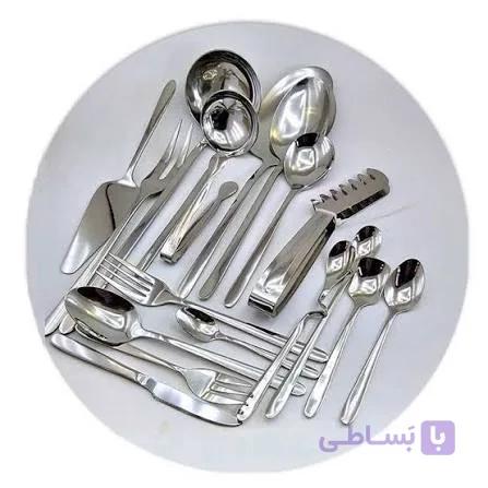 سرویس قاشق و چنگال یونیک 144 پارچه مدل دونا | استیل ضد زنگ 24 نفره + خرید اینترنتی — تصویر 1