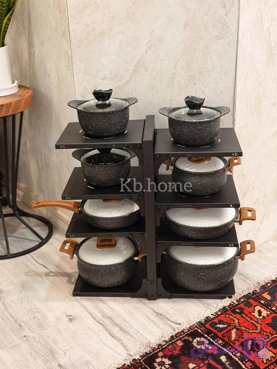 استند اسمبلی همه کاره ایرون ولف مشکی کد 8159 — تصویر 1