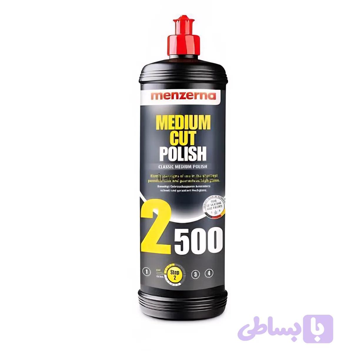 پولیش متوسط یک لیتری منزرنا مدل Menzerna Medium Cut Polish 2500 1L