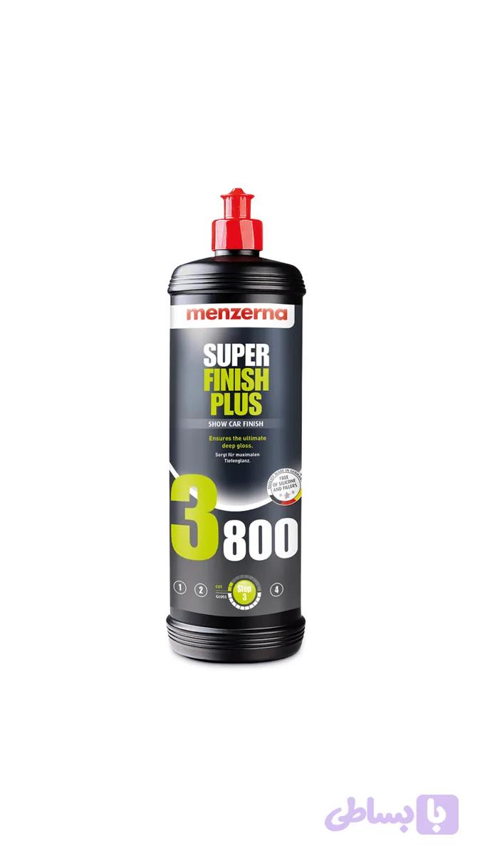 پولیش بسیار نرم 3800 یک لیتری منزرنا مدل Menzerna Super Finish Plus 3800 1L