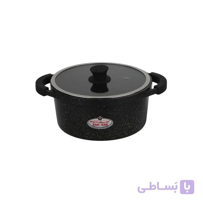 قابلمه کوتاه مُنارک قطر 28 سانت زرساب — تصویر 1