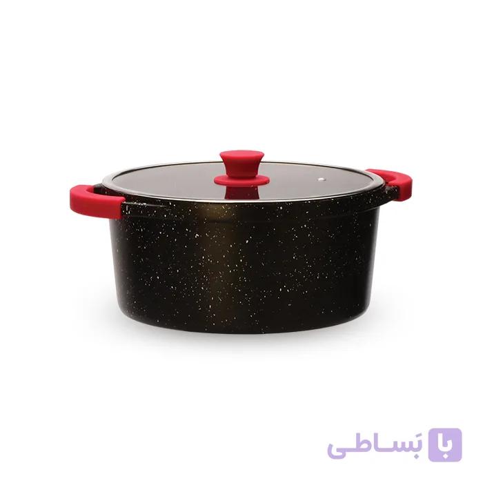 قابلمه کوتاه مُنارک قطر 24 سانت زرساب — تصویر 1