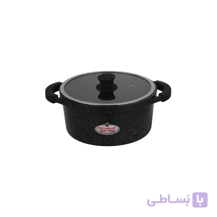 قابلمه کوتاه مُنارک قطر 20 سانت زرساب — تصویر 1