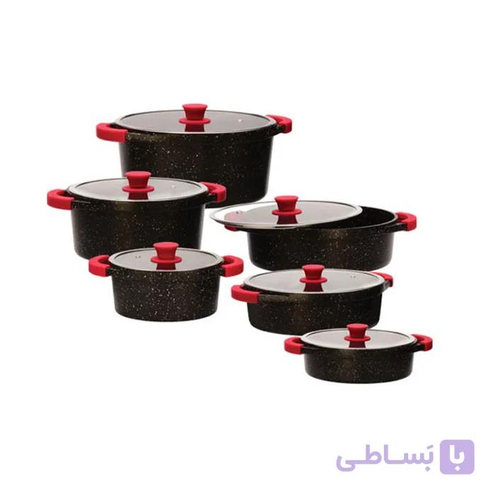 سرویس 12 پارچه مُنارک زرساب — تصویر 1