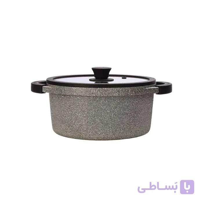 قابلمه کوتاه مُنارک پلاس قطر 24 سانت زرساب — تصویر 1