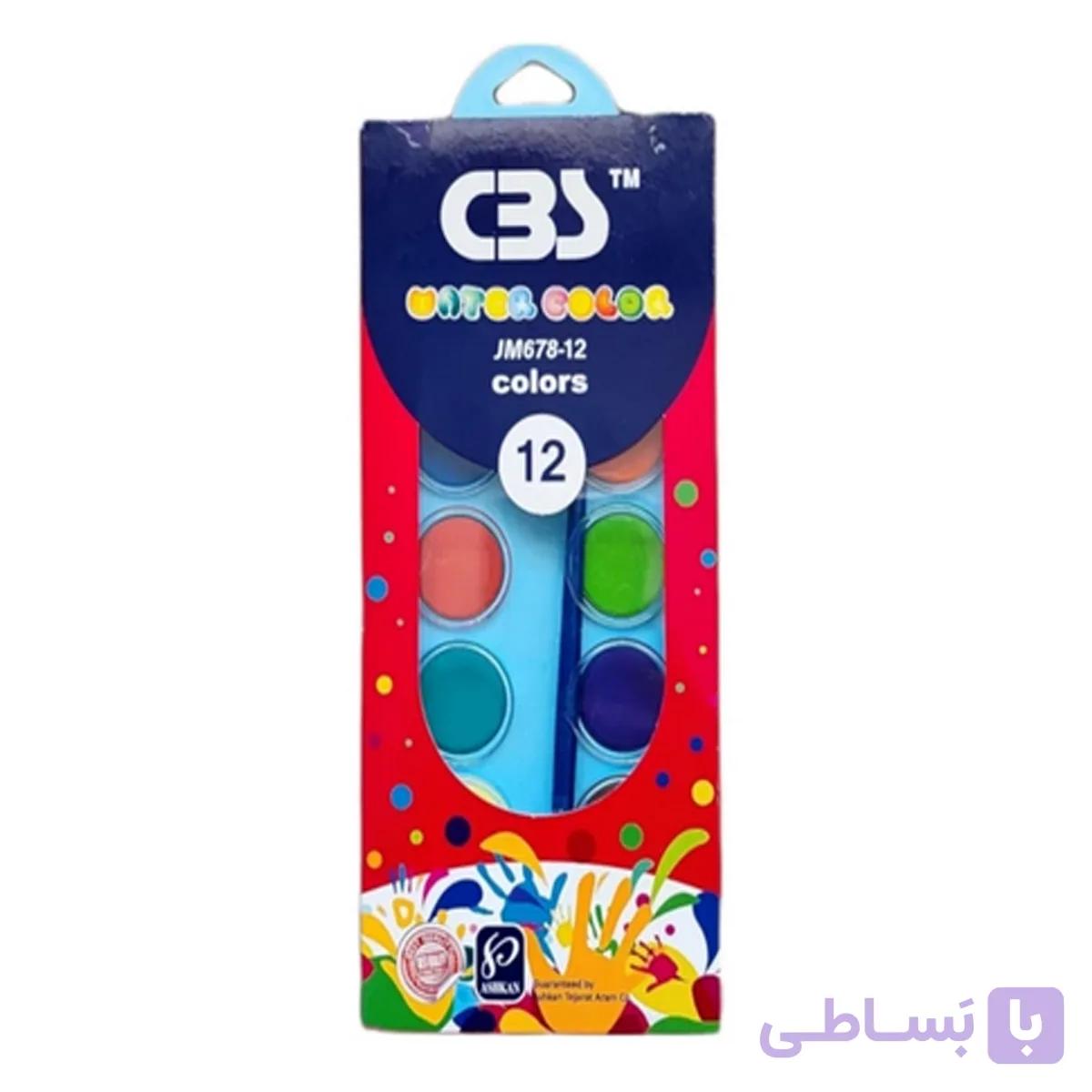 آبرنگ 6 رنگ سی بی اس CBS