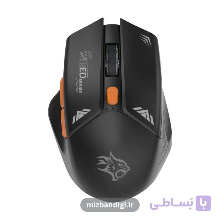 ماوس بیسیم گیمینگ پرودو مدل Gaming Wireless Mouse Gaming Design DPI 1600 — تصویر 1