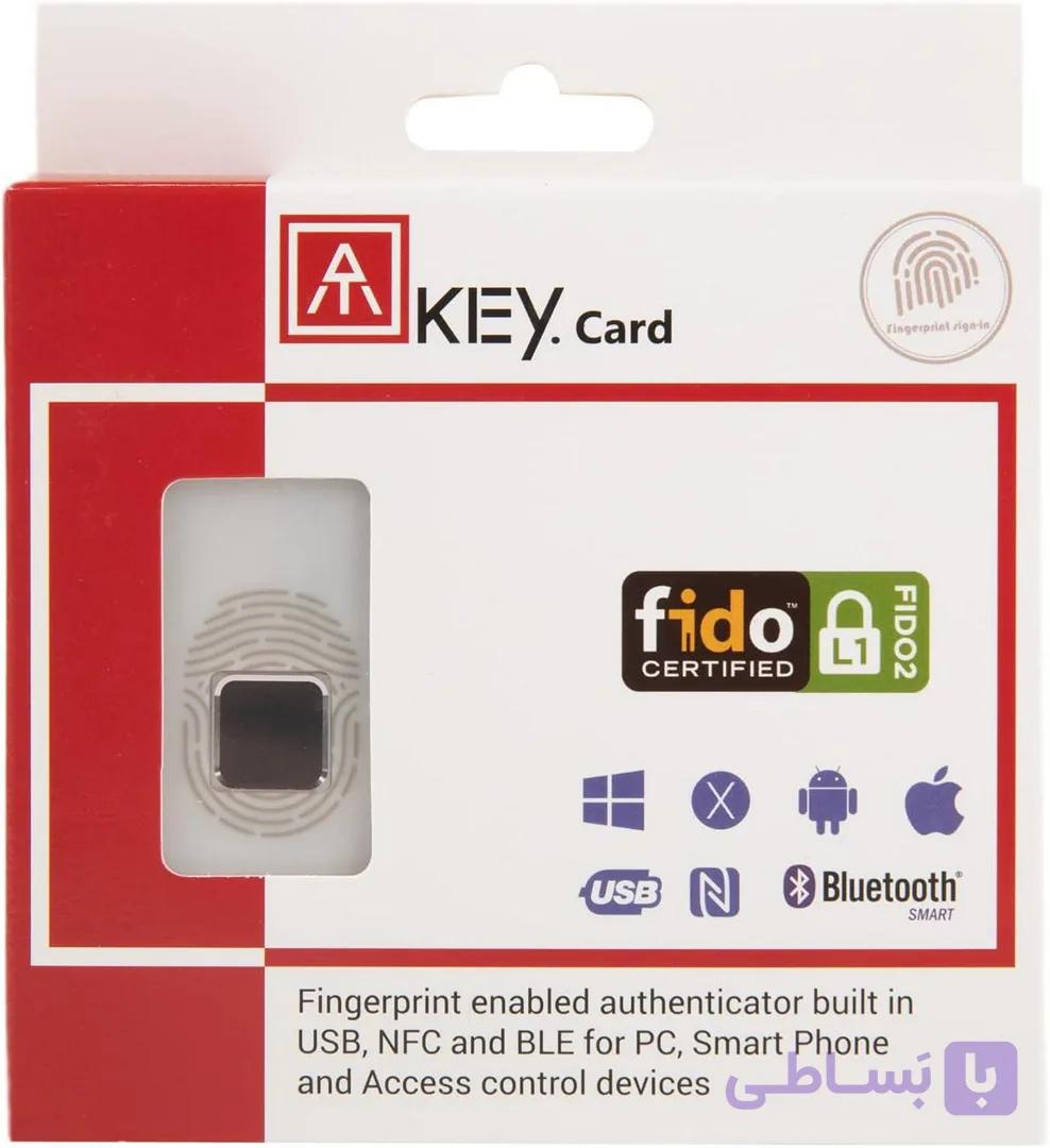 کارت امنیتی ATKey.Card NFC | کلید امنیتی FIDO2 با اثر انگشت — تصویر 1