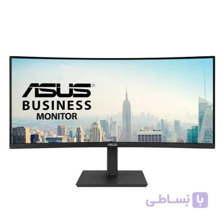 مانیتور 34 اینچ ASUS VA34VCPSR خمیده WQHD با USB-C و توان 96 وات