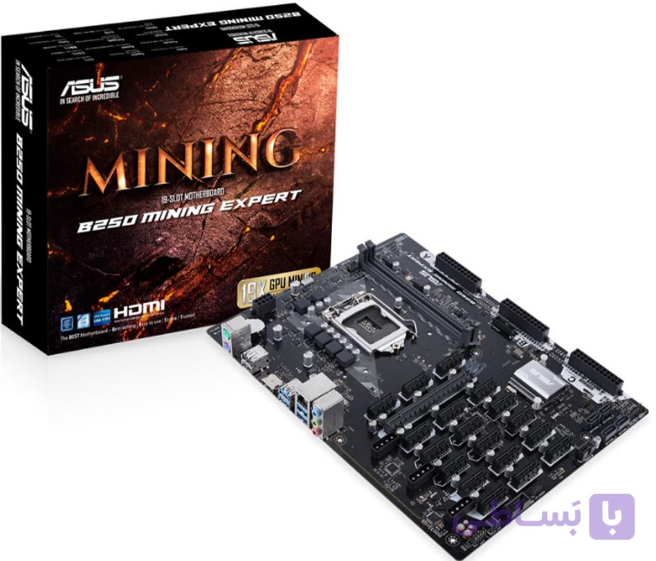 مادربرد ایسوس مدل B250 Mining Expert استوک — تصویر 1