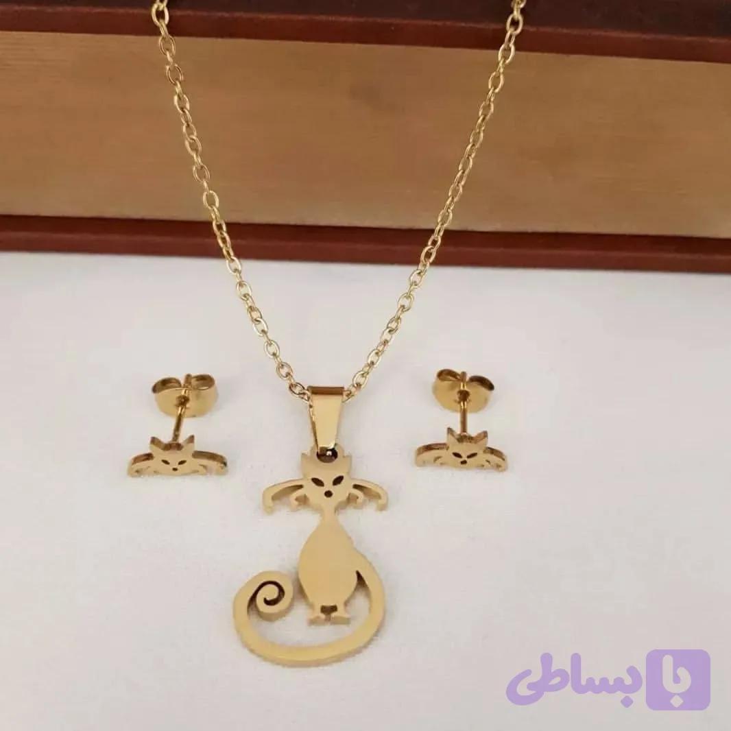 نیمست استیل طرح گربه