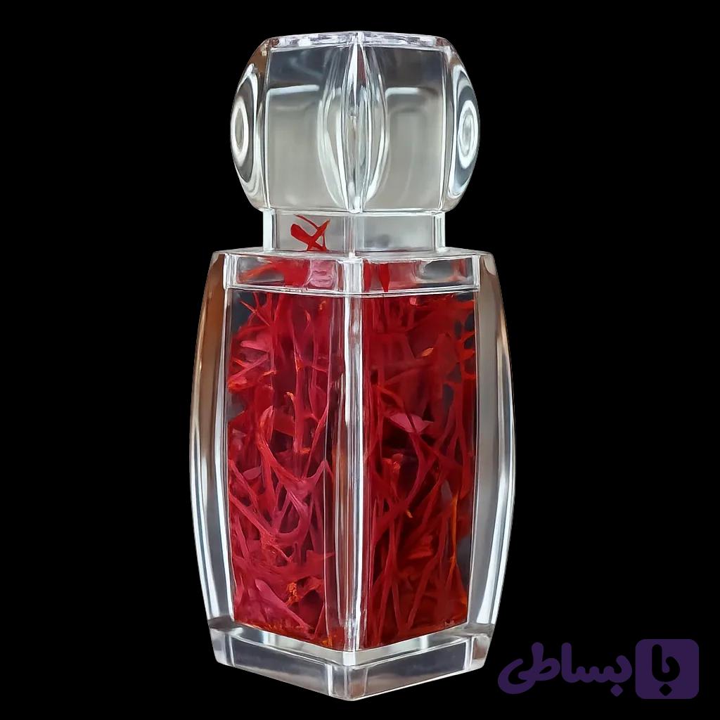 زعفران سوپرنگین ظرف کریستالی 3 گرم — تصویر 1